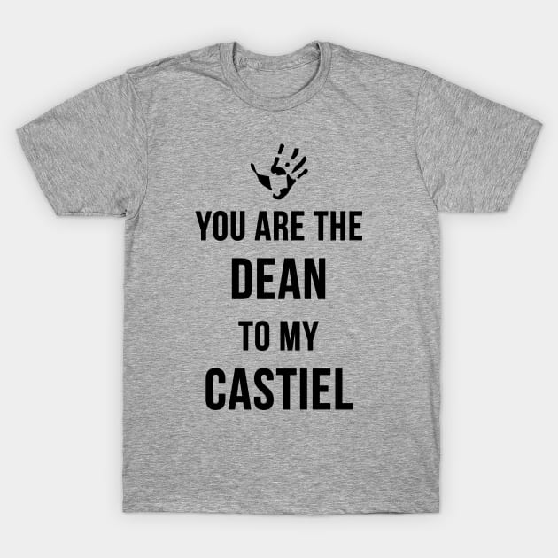 Dean+Castiel T-Shirt by bctaskin